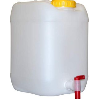 Weithalskanister WHK Serie 13 16 19 20 25 30 Liter mit Hahn 20 mm 20 Liter