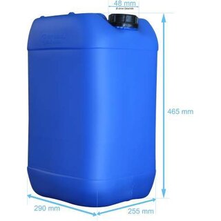 EST Serie Kanister 25 Liter in natur und blau