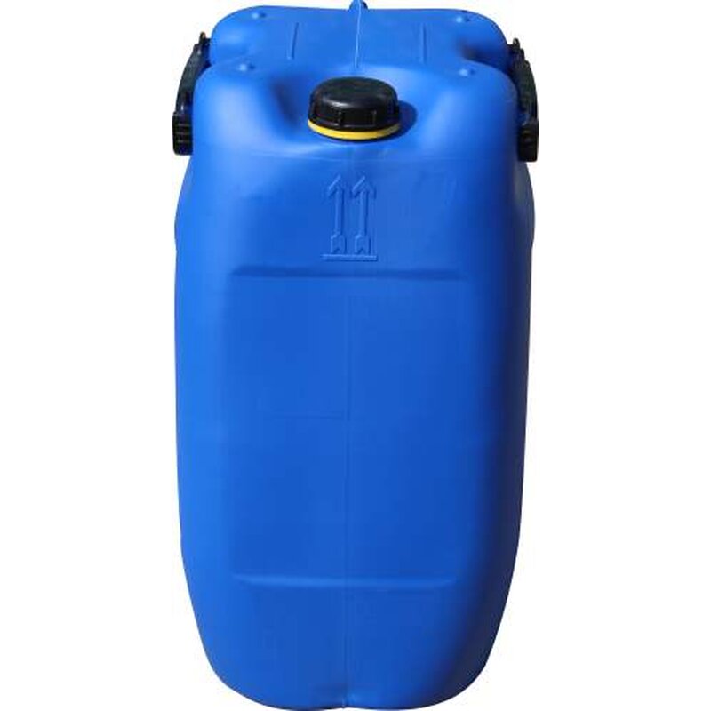 60 Liter Kunststoffkanister lebensmittelecht ohne Verschluss, 3 Griffe  Farbe blau