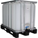 640 Liter IBC Wassertank natur PE Palette