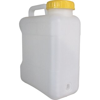 Weithalskanister 10 Liter mit Deckeldepot DIN 96