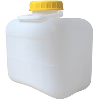 10 Liter Kanister Kunststoff Mit Deckel Weiß 