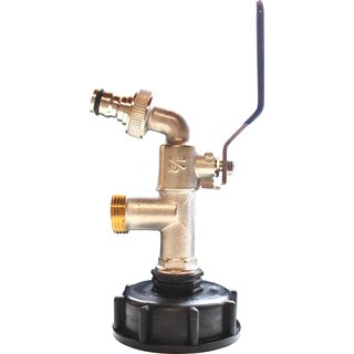 IBC Adapter 1/2 Auslaufhahn Regenwassertank Adapter